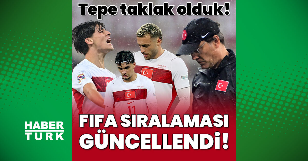 A Milli Takım FIFA sıralamasında 4 basamak geriledi: Ay-yıldızlılar 31. sırada