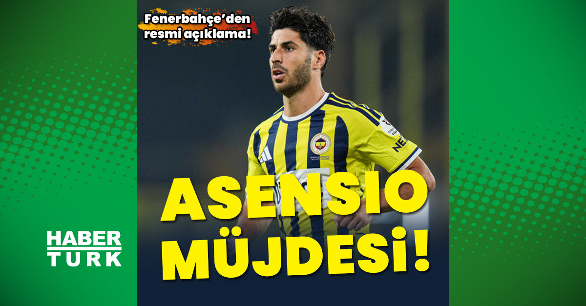 Fenerbahçe'de Asensio dönüyor: 22 Ağustos'ta sakatlanan İspanyol Eyüpspor maçı kadrosunda