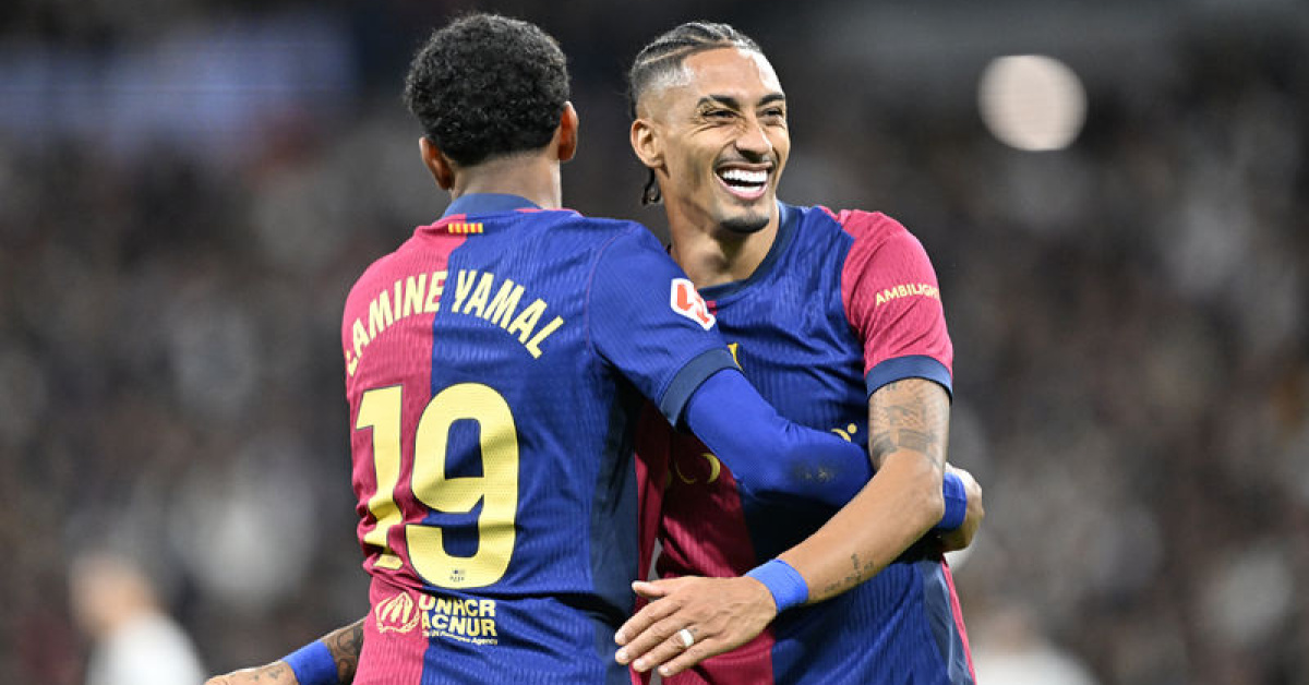 Barcelona Racing Santander'i 7-2 yendi: Raphinha hat-trick yaptı, Yamal ve Gabriel Jesus attı, lider 6'da 6 ile 18 puan