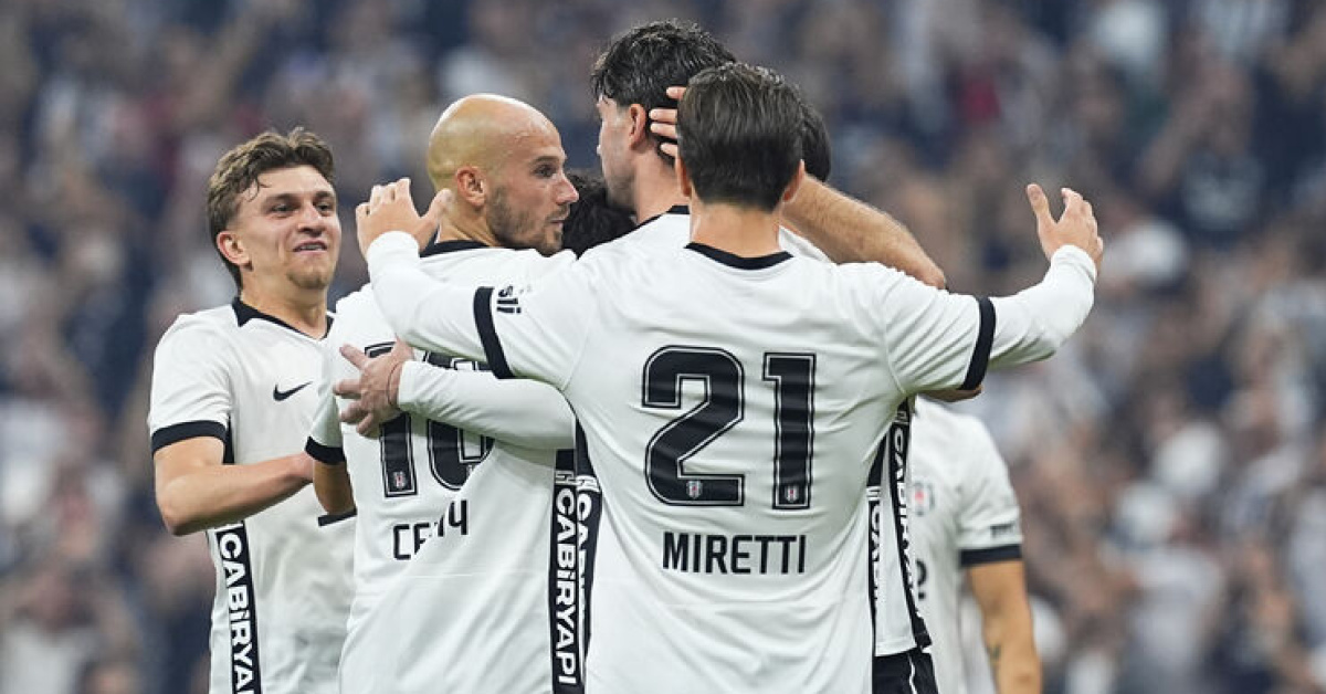 Beşiktaş Kocaelispor'u 2-1 yendi: Orkun ve Vlahovic attı, Cerny sakatlandı