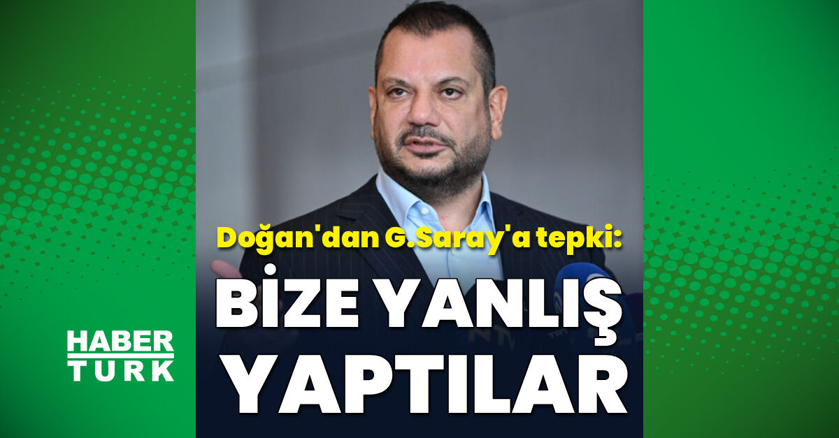 Doğan'dan Galatasaray'a Nhaga tepkisi: "Bize yanlış yaptılar, onlar da biliyor, şu an problem yok"