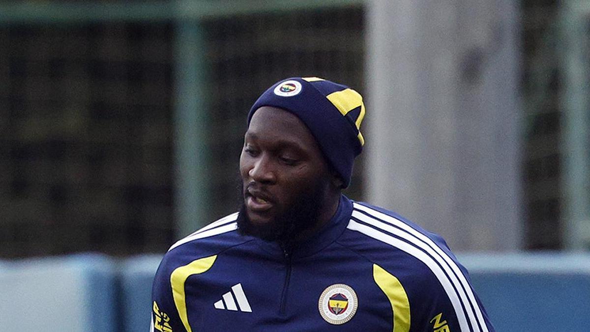 Fenerbahçe'de Lukaku için son karar maç saatinde: Sağlık ekibi onay verirse ilk 11'de