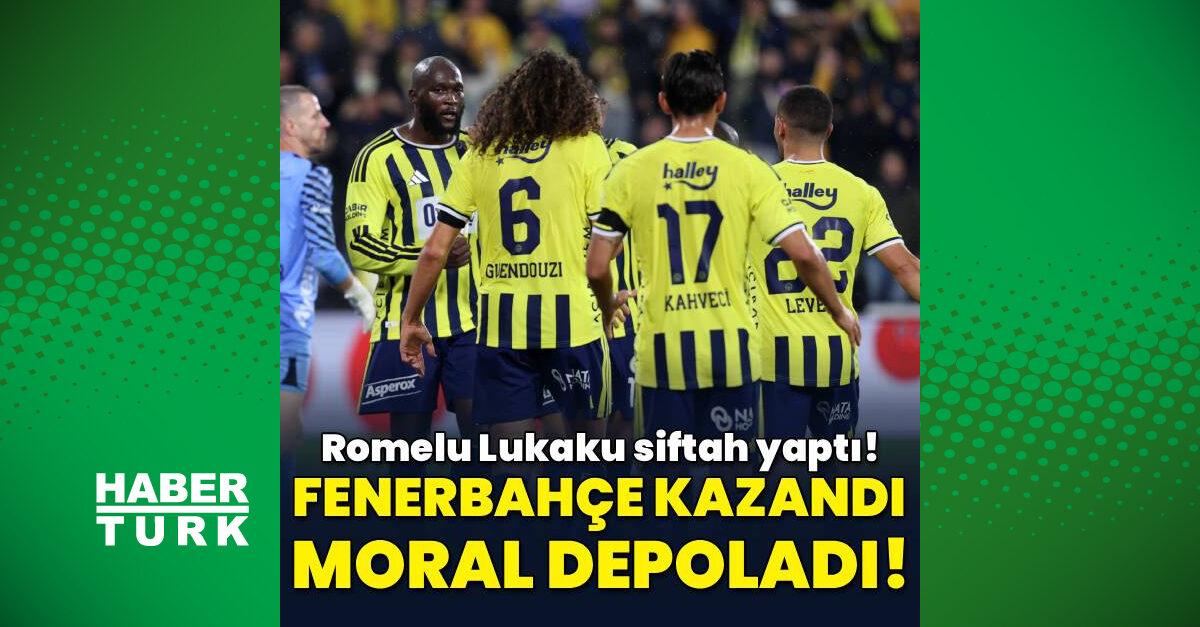 Fenerbahçe Alanyaspor'u 3-0 yendi: Lukaku, Kerem ve Muriqi attı, Greenwood penaltı kaçırdı
