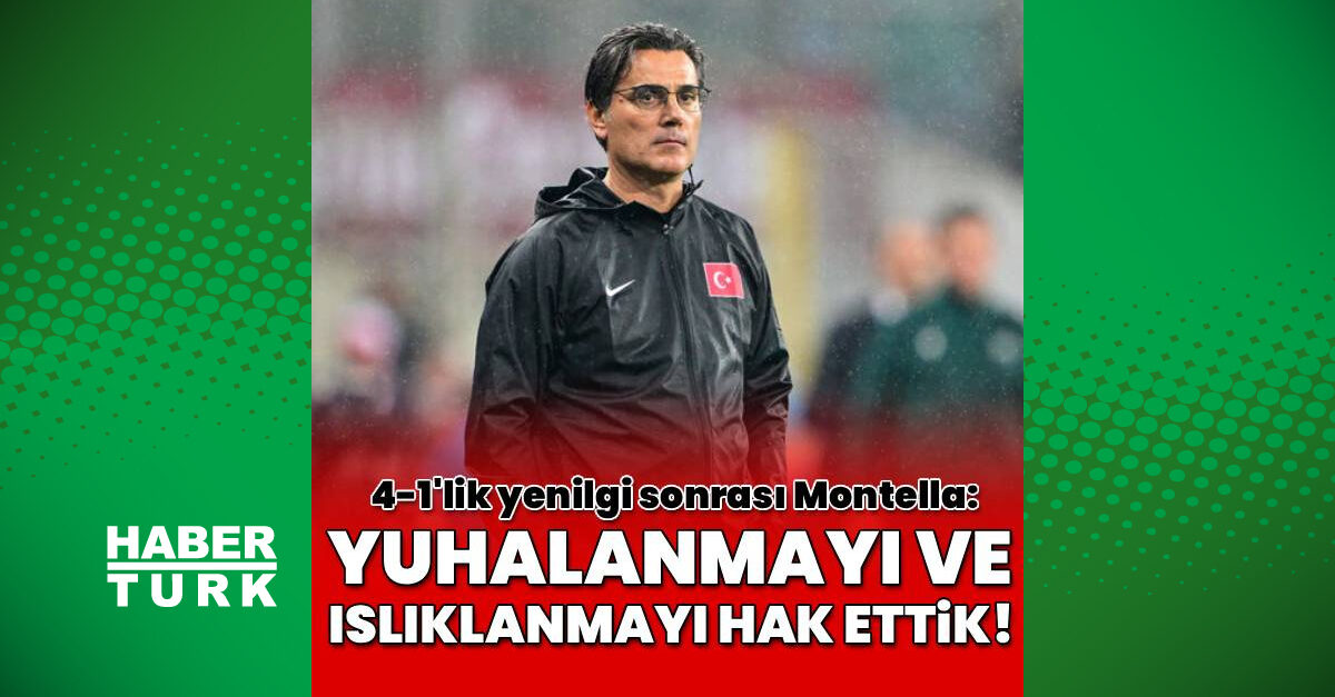 Montella: İlk yarı yuhalanmayı hak ettik, istifa gündemimde yok