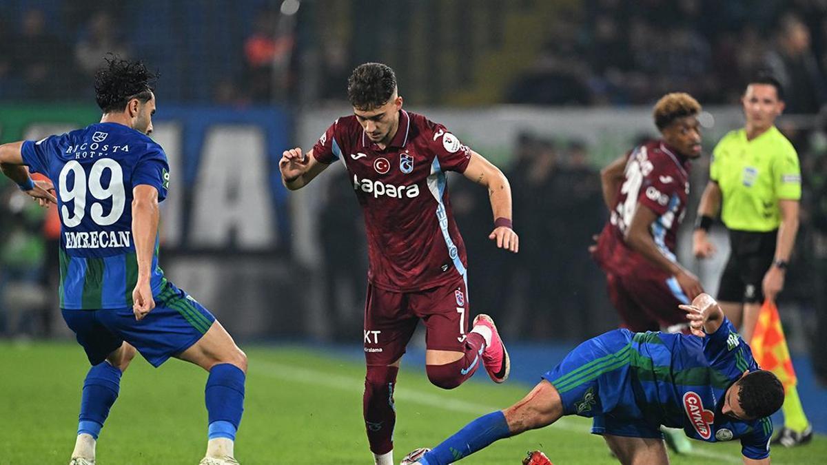 Trabzonspor Rize'de 2-0 geriden döndü, Rizespor'u 4-3 yendi: Franculino 2 gol attı