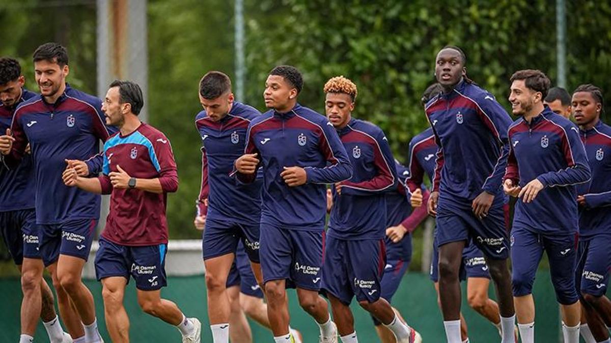 Trabzonspor'da Batagov ve Folcarelli takımla çalışmaya başladı: Galatasaray derbisi için karar antrenmanlarda